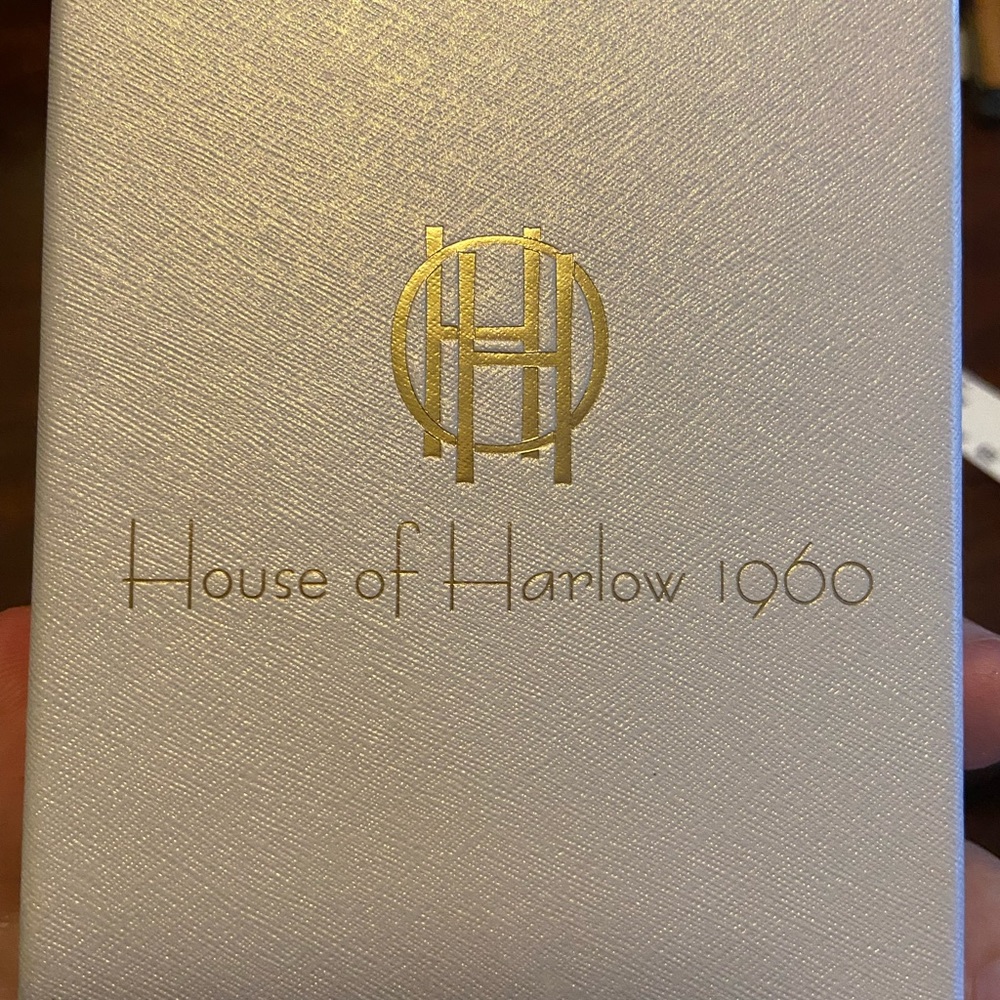 House of Harlow 1960 Gold World Earrings NWT - Picture 2 of 2